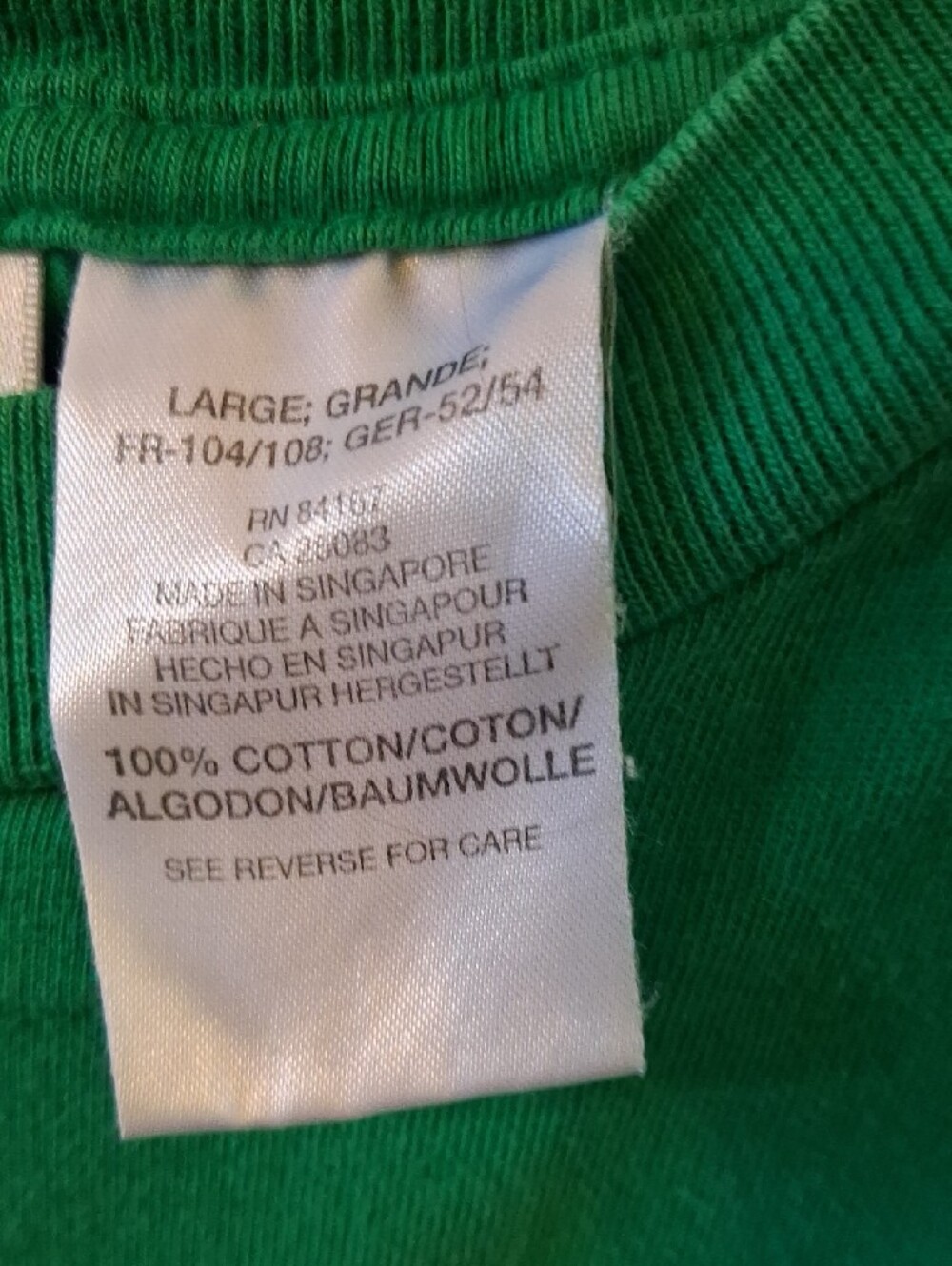 Disney Green Short Sleeve Tee with Goofy Pocket Graphic. -Men L - Picture 3 of 5
